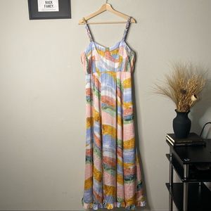 Hutch Anthropologie Gown Formal Maxi Dress Size 10